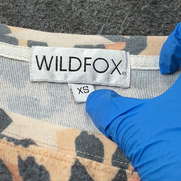 Wildfox Leopard & Star Print Sweatshirt – Size XS - Picture 4 of 5